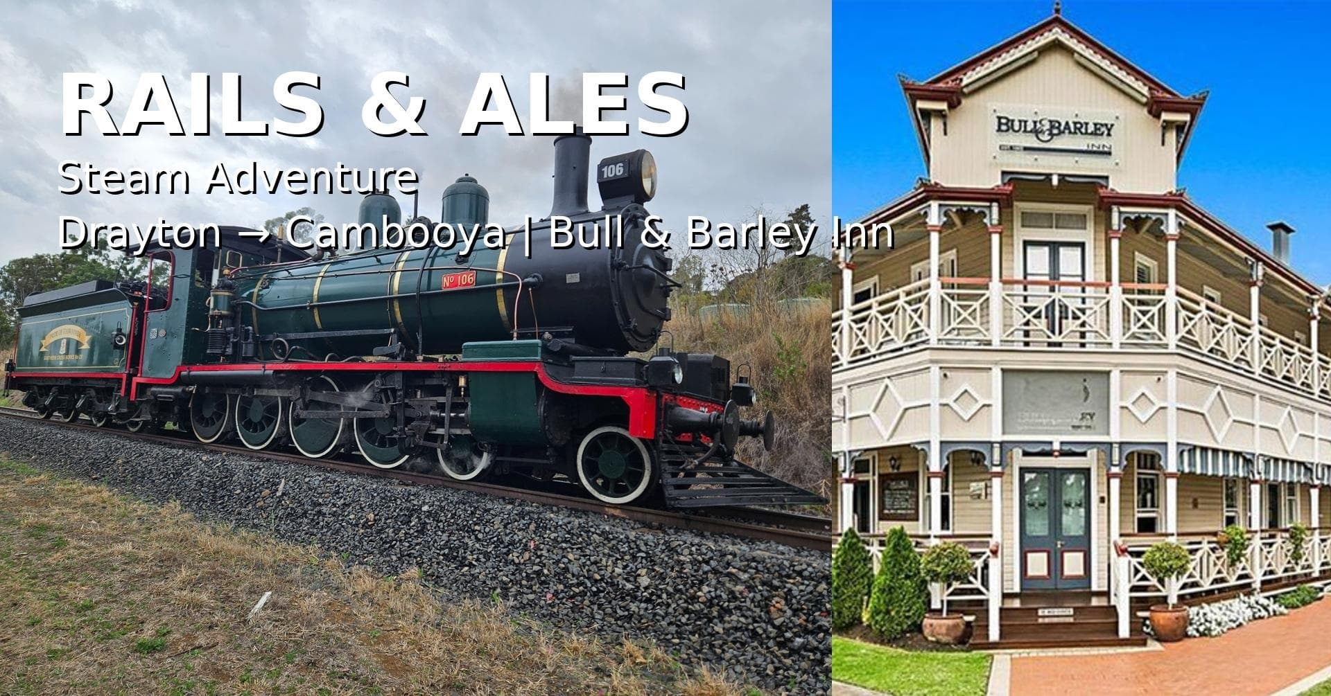 Steam Train Through the Darling Downs: Rails & Ales Half-Day Adventure