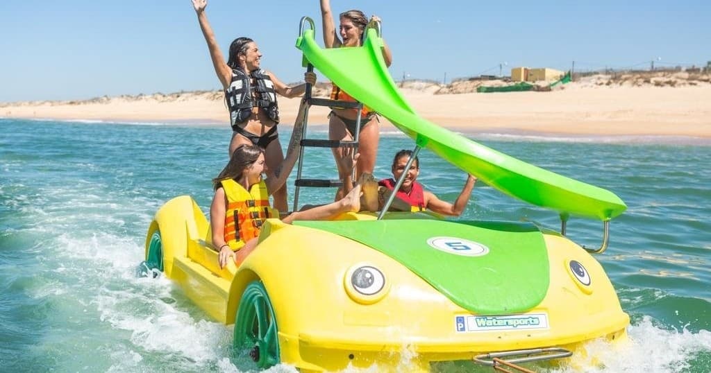 Water Fun with Nauticdrive's Pedal Boat in Albufeira