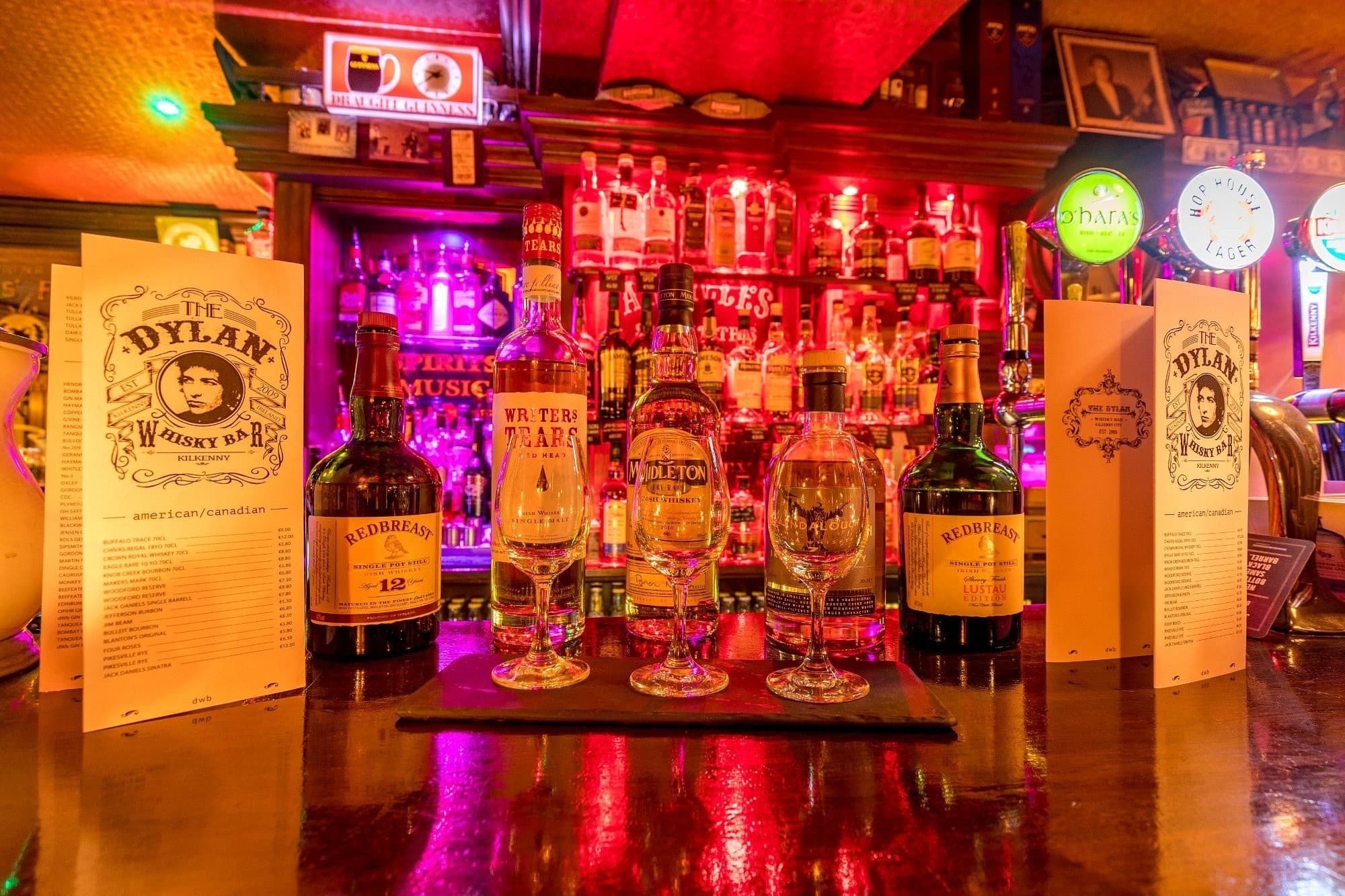 Rare Irish Whiskey Flight at Dylan Library: 90-Minute Connoisseur Tasting
