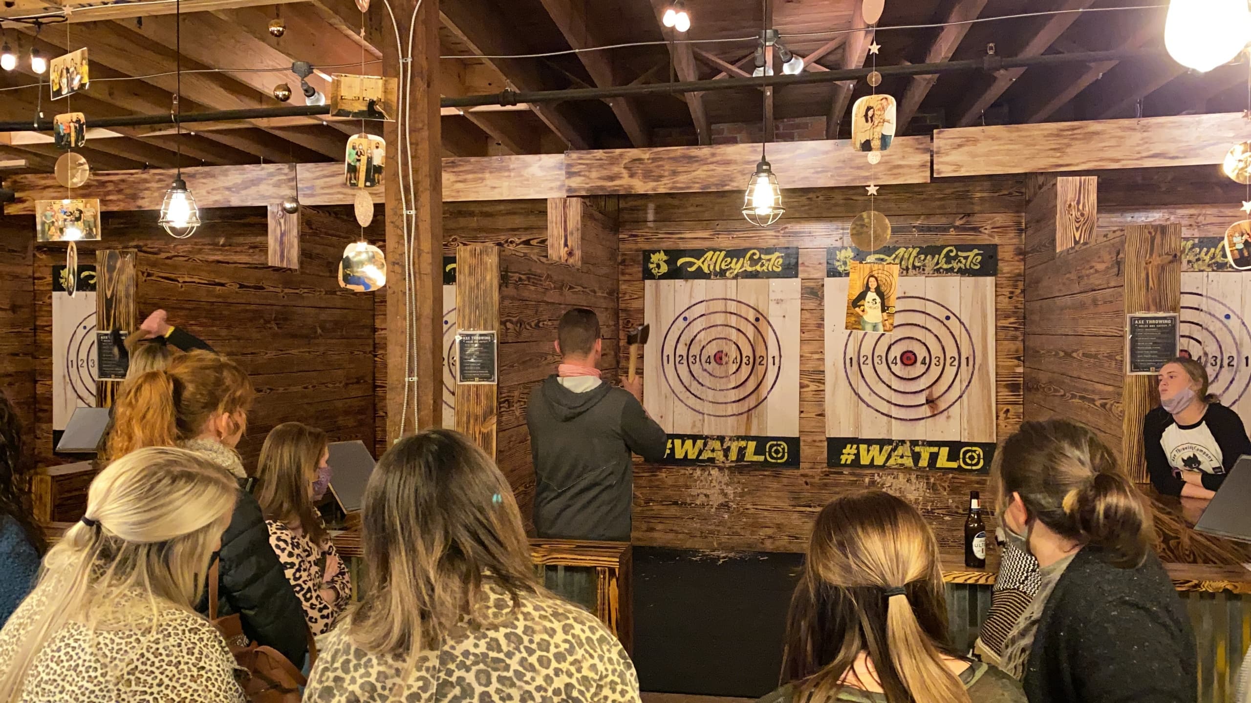 Axe Throwing Adventure at Alley Cats in the City