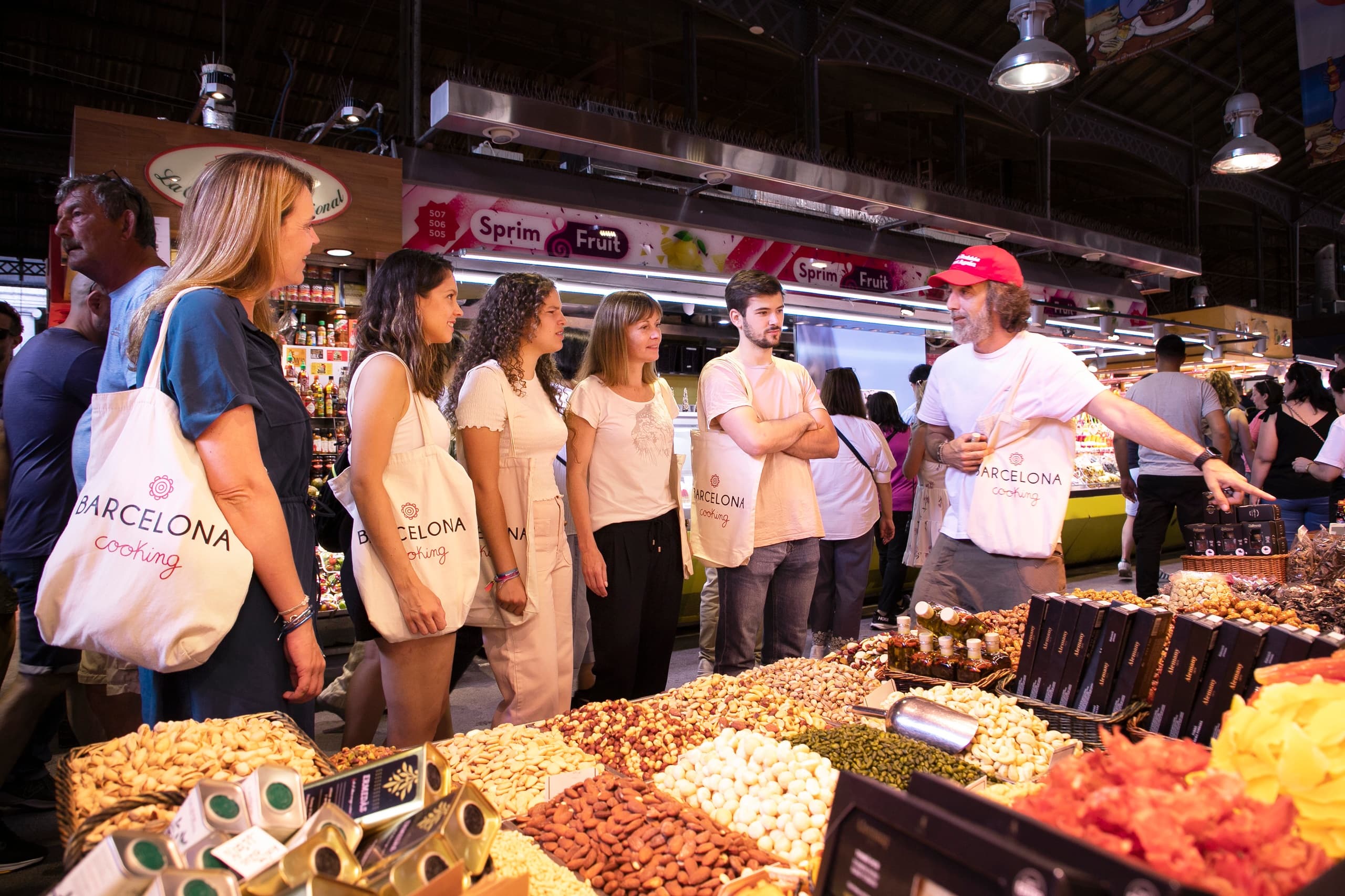Hands-On Barcelona Cooking Class on Las Ramblas: Paella, Market Tour & Catalan Desserts photo 2