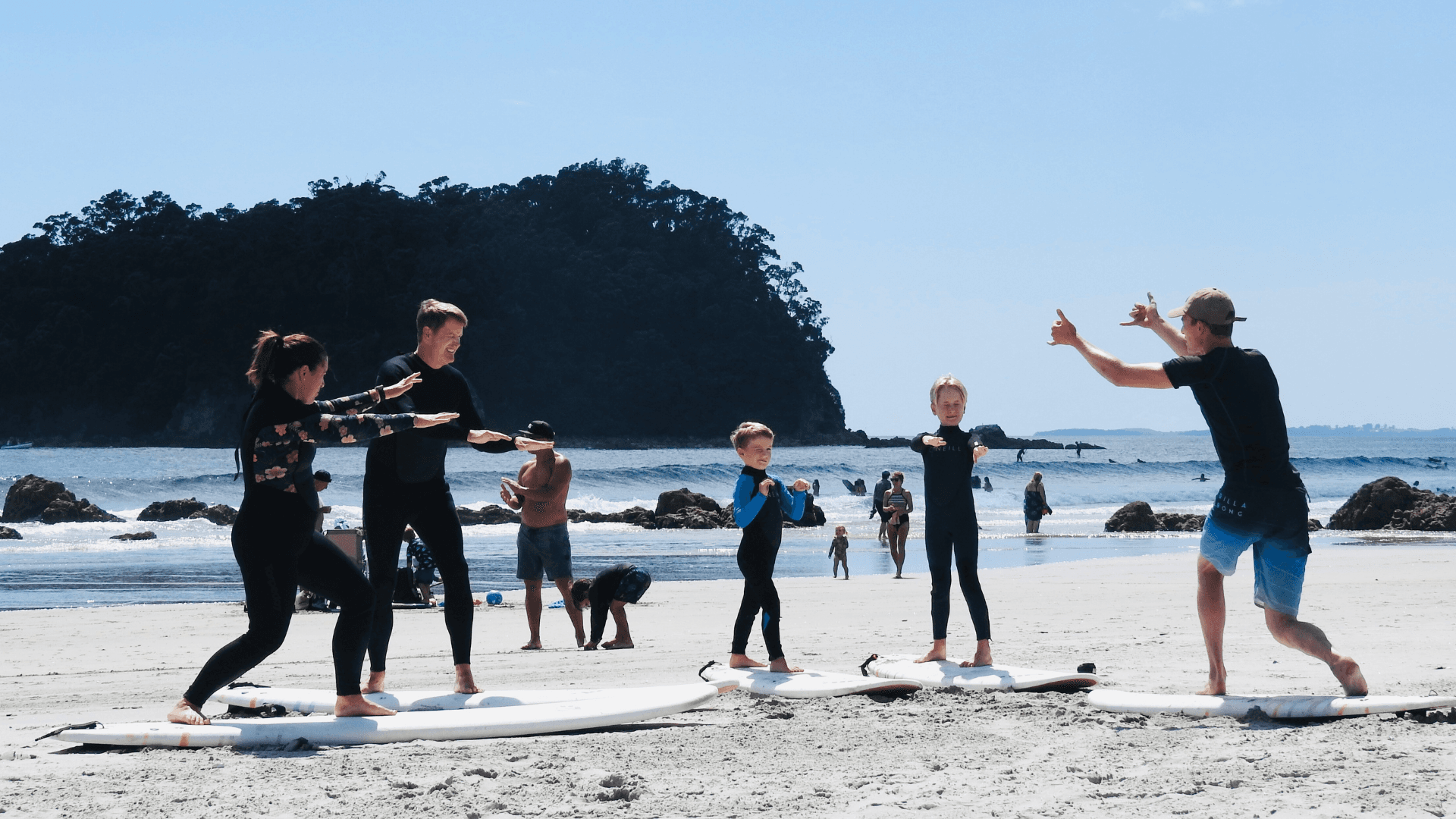 Surfing Family Adventure at Mount Surf School
