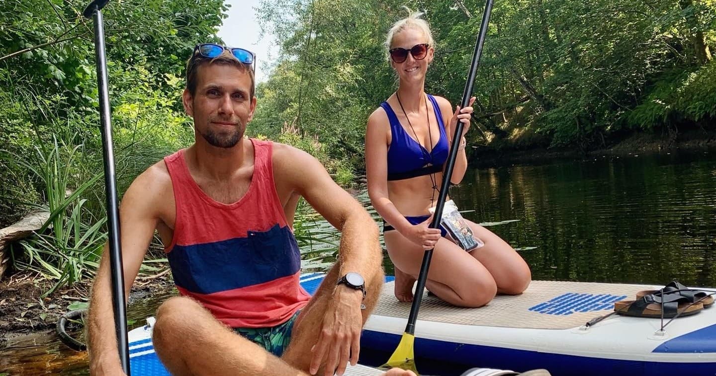 Stand Up Paddleboarding at Laxön with Kitekalle in Halmstad
