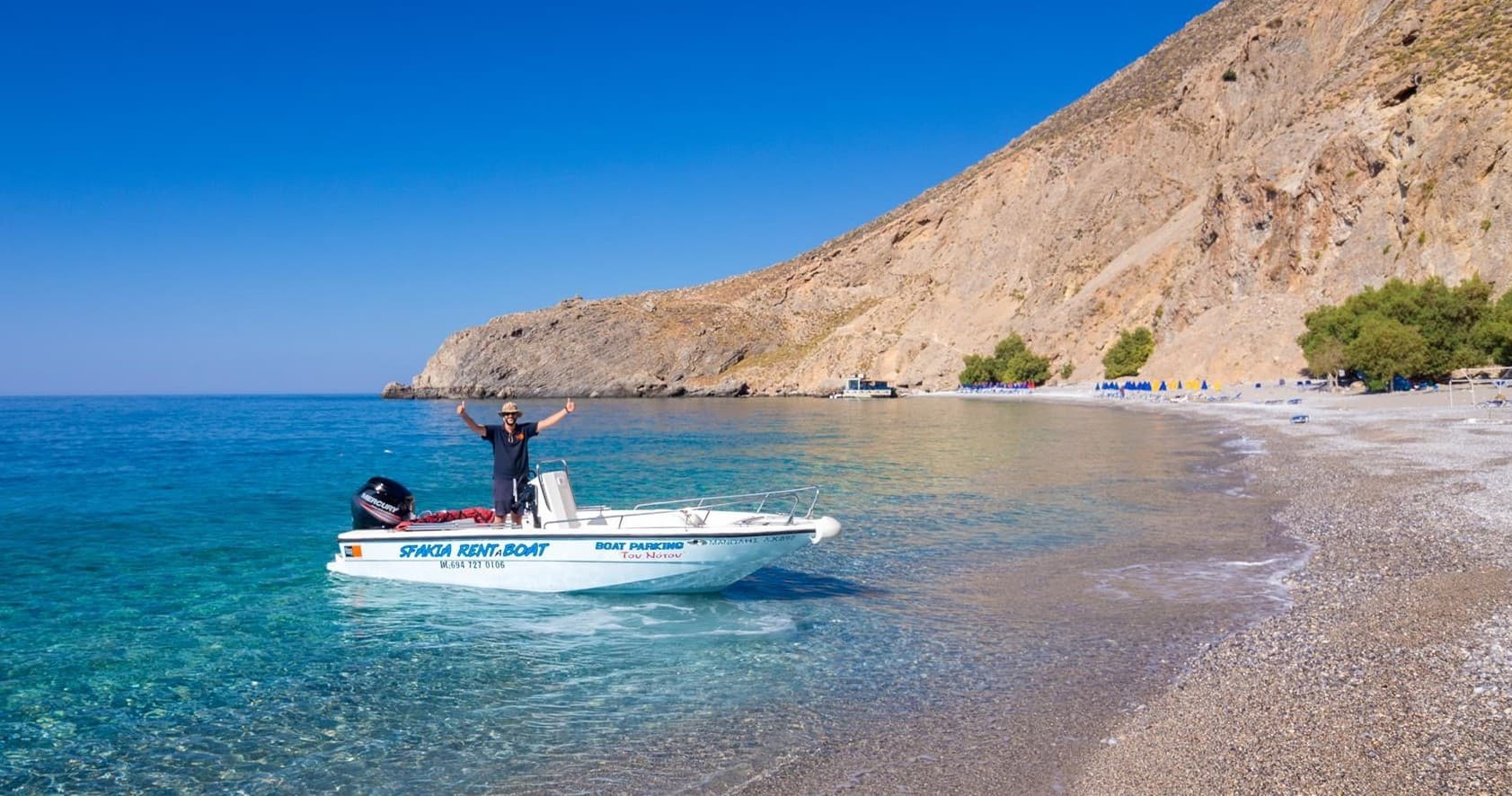 Motorboat Adventures with Notosmare in Chania, Crete