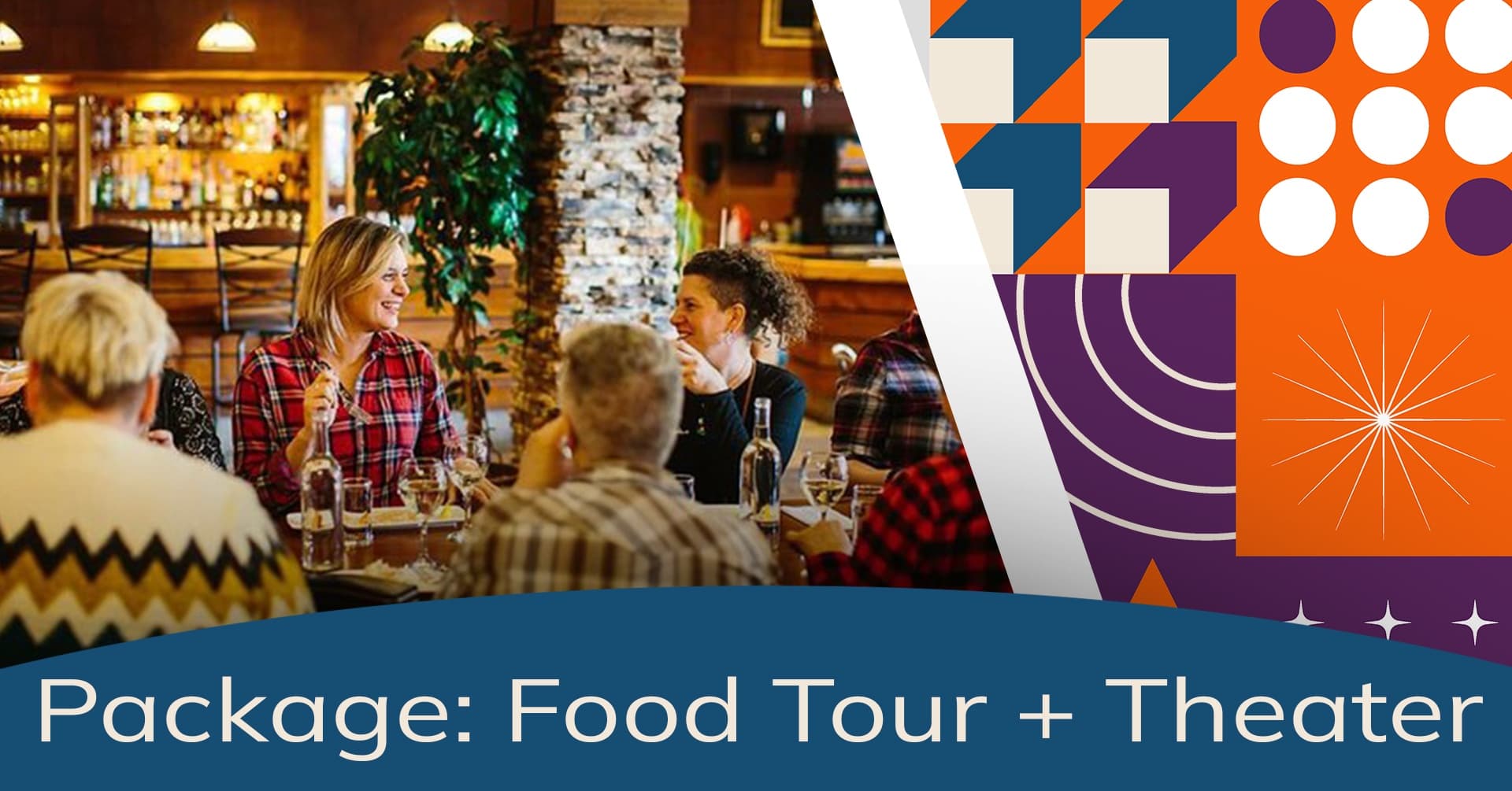 Cozy group dining at Jasper pub during food tour and tasting