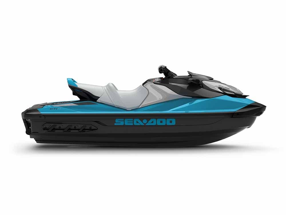 Sea-Doo jet ski personal watercraft on white studio backdrop