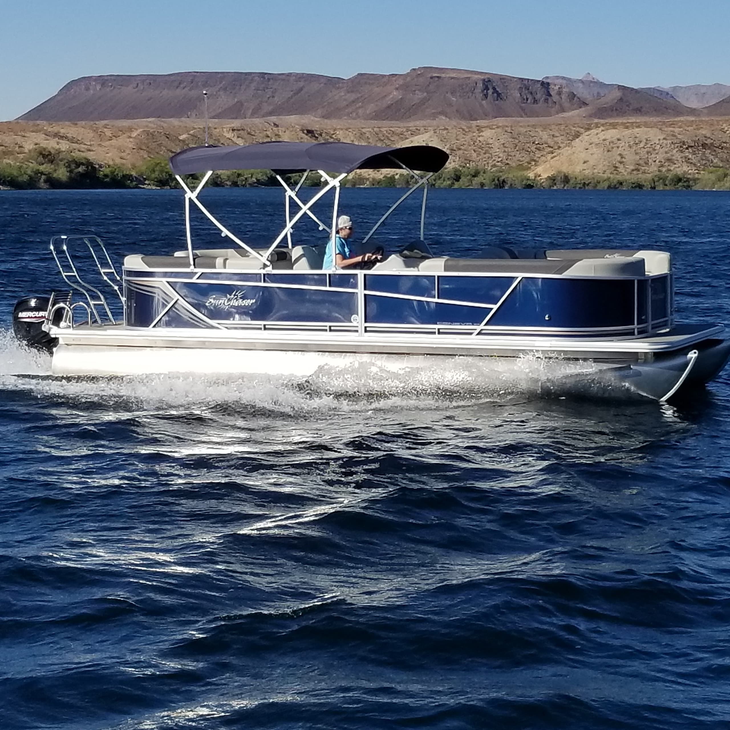 Thrilling SunChaser Tritoon Adventure at Willow Beach, AZ
