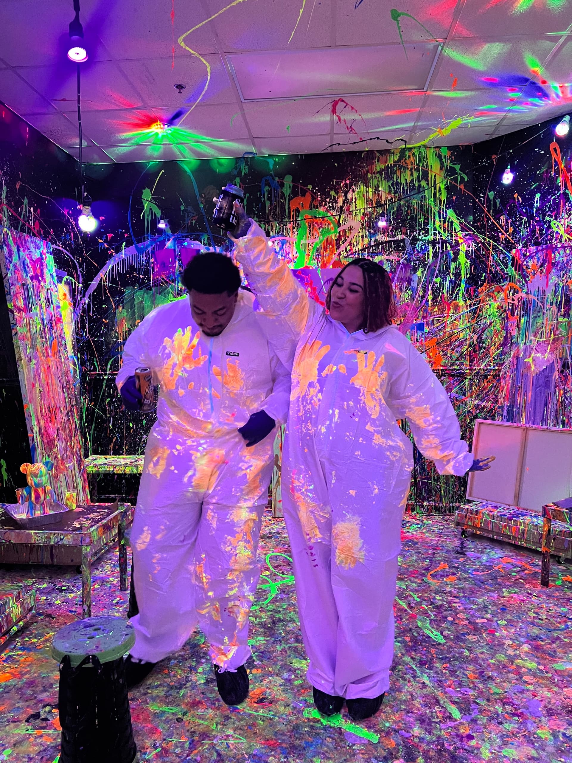 The Bear Affair: A Unique Acrylic Pour Date Experience in Atlanta