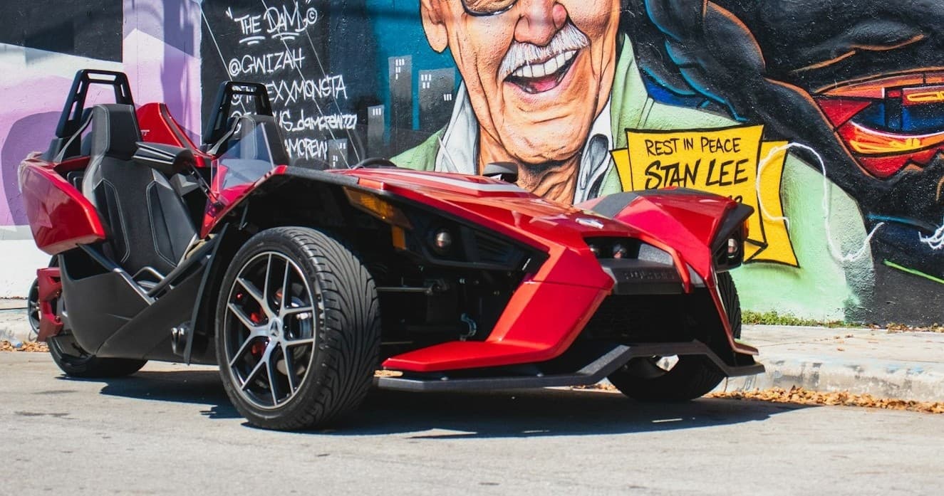 Land Adventures with Polaris Slingshot Rentals on the Big Island