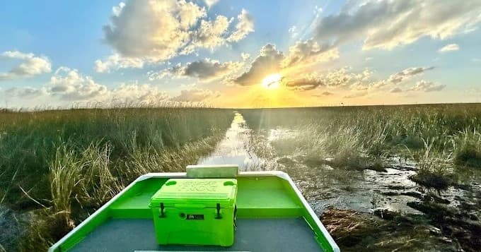 Sunrise Airboat Tour with South Florida Airboat Adventures