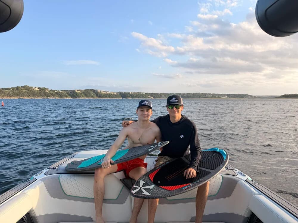 Private Wake Boat Charter on Lake Travis: Wakesurf, Wakeboard & Cove Cruises photo 1