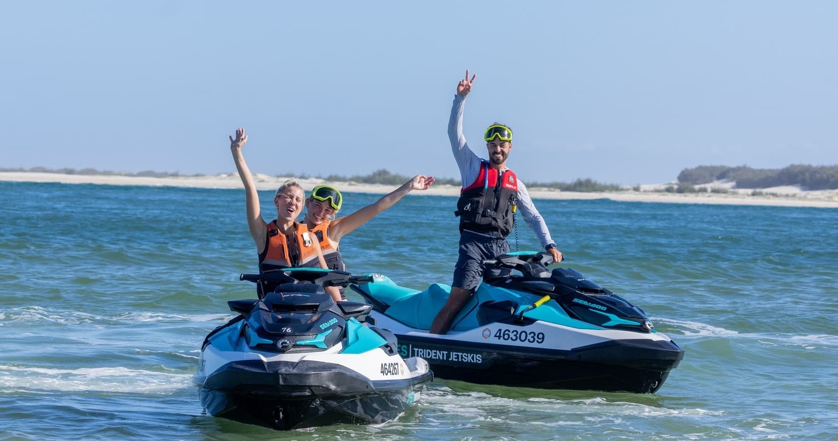 Thrilling 3-Hour Jetski Adventure from Gold Coast to Stradbroke Island