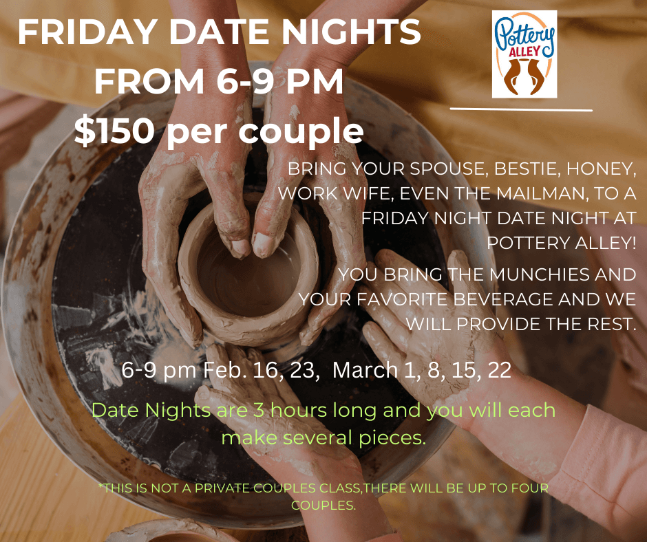 Outdoor Adventure Business: Pottery Alley - Unique Date Night Experience