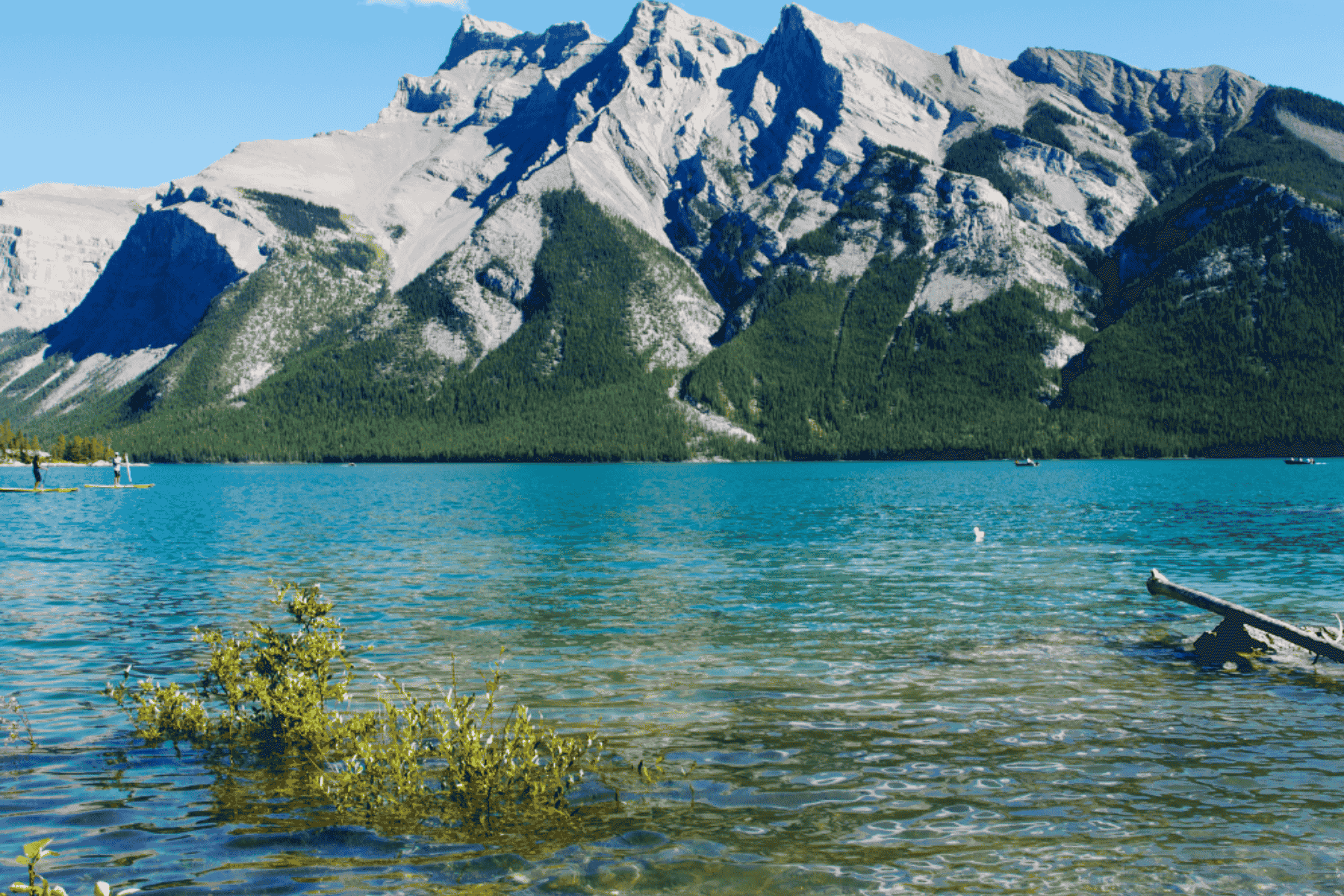 Evening Walk at Lake Minnewanka and Vermilion Lakes Sunset in Banff photo 4