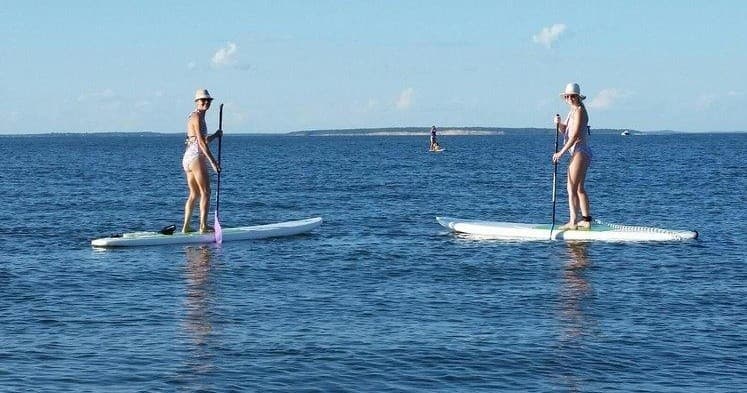 Water Activities & P & L Watersports: Paddleboard at Meschutt Beach