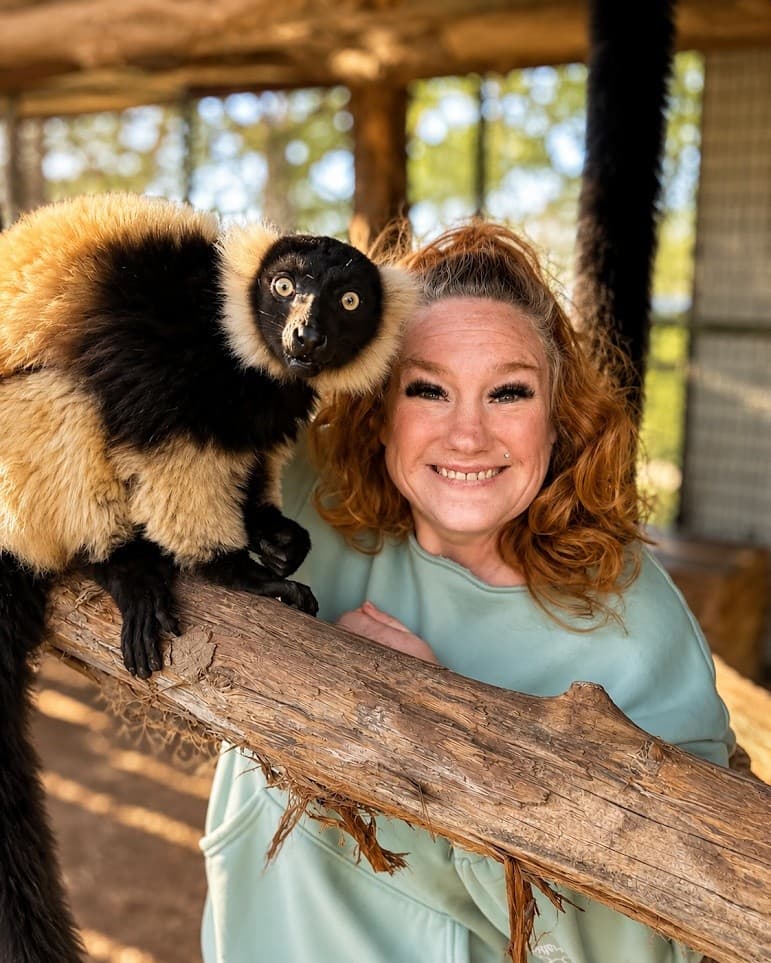 Face-to-Face with Ring-Tailed Lemurs in Grand Saline, Texas