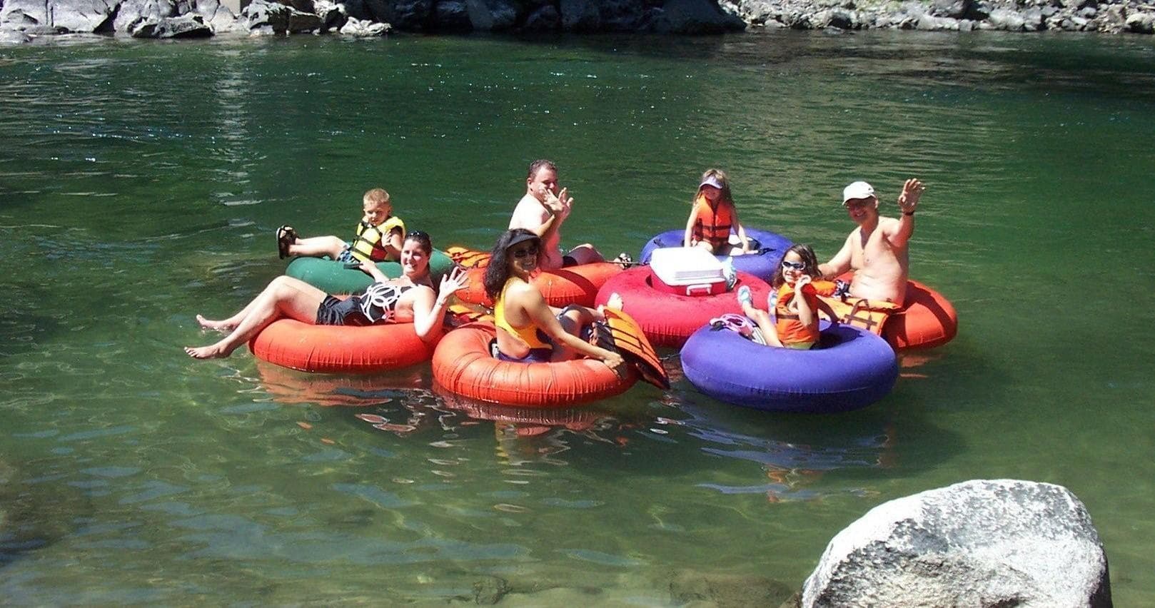 Tubing 4 Miles on Icicle River in Leavenworth, WA