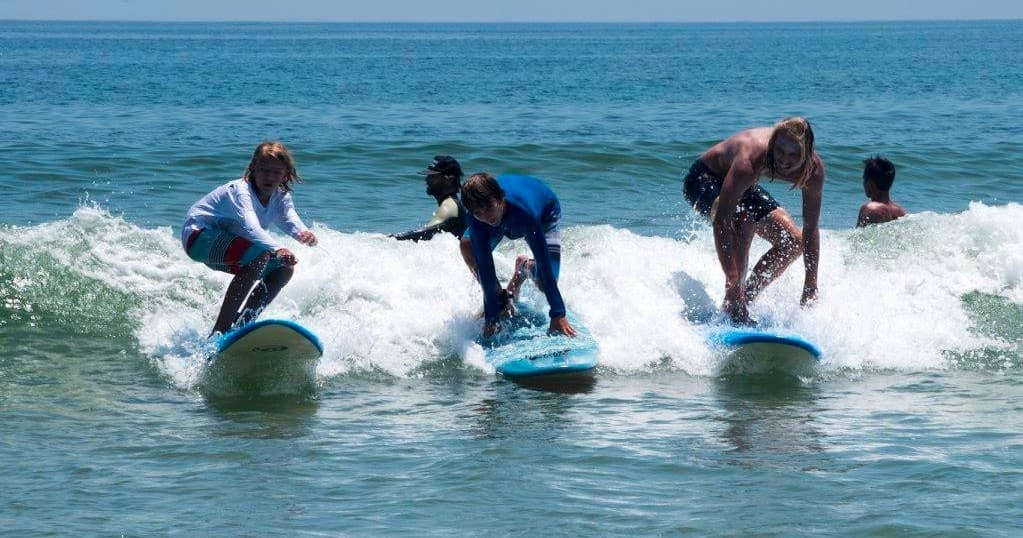 Group Surf Lessons with Secret Spot Surf Shop in Nags Head