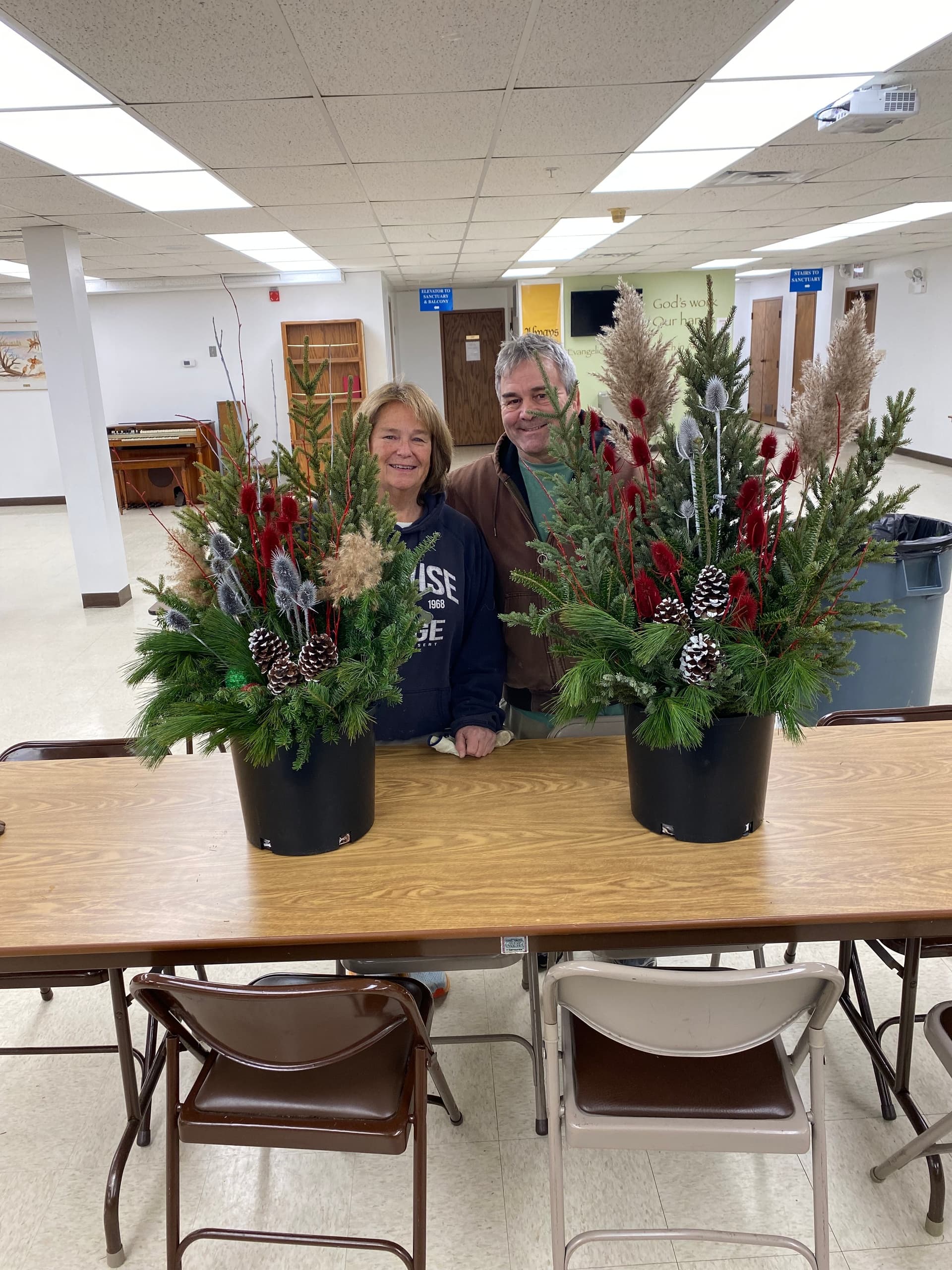 Hands-On Holiday Porch Pot Workshop at Grayslake Chapel Libertyville photo 2