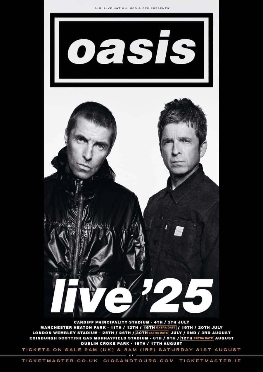 Land Adventures with Oasis Concert Travel in Edinburgh