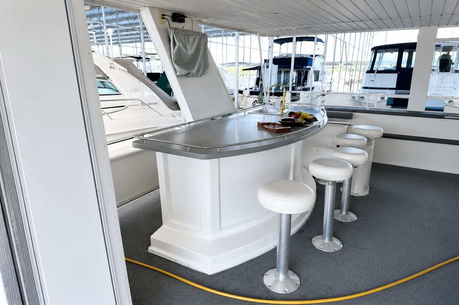 Big Days on Lake Travis: 45ft Double Decker Destination Yacht Party Barge photo 4