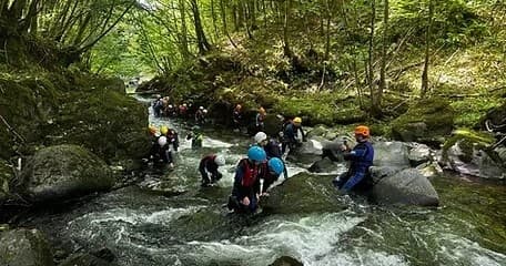 Gorge Walking with Scottish Adventure School in Crieff, Scotland