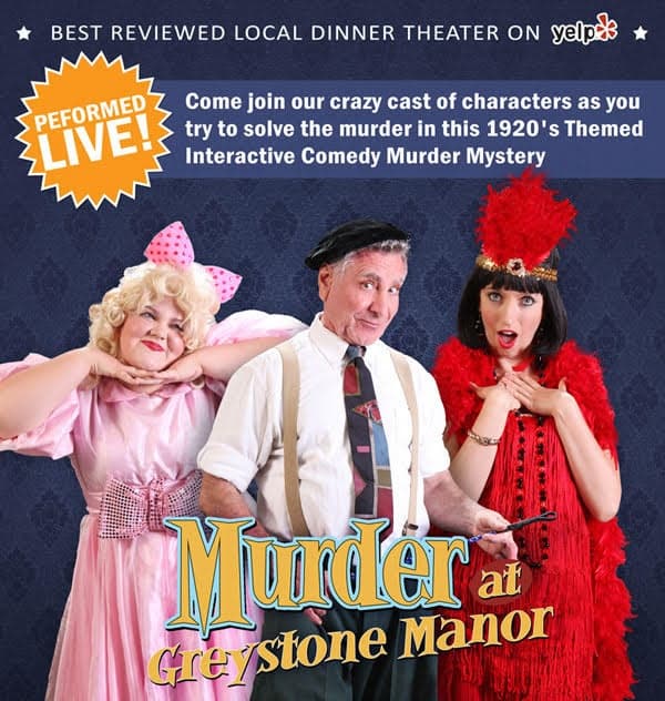 Murder at Greystone Manor Show & Dinner in Scottsdale