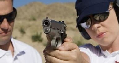 Handgun Training at AllSafe Defense Systems in Burro Canyon