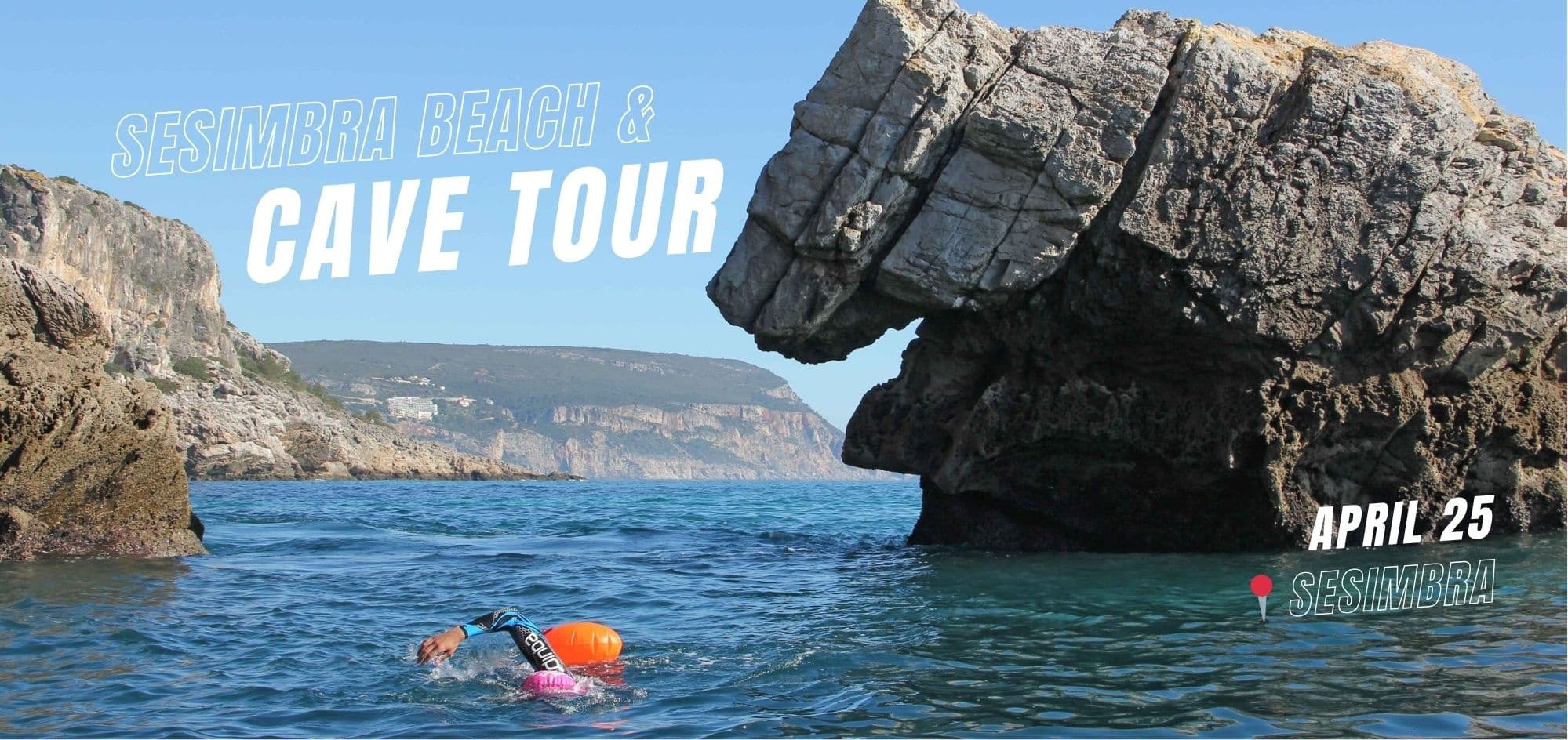 Sesimbra Beach & Cave Swim: Ribeiro do Cavalo Half-Day Adventure
