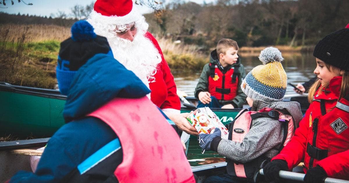 Christmas Canoe Paddle at New Forest Activities, Beaulieu