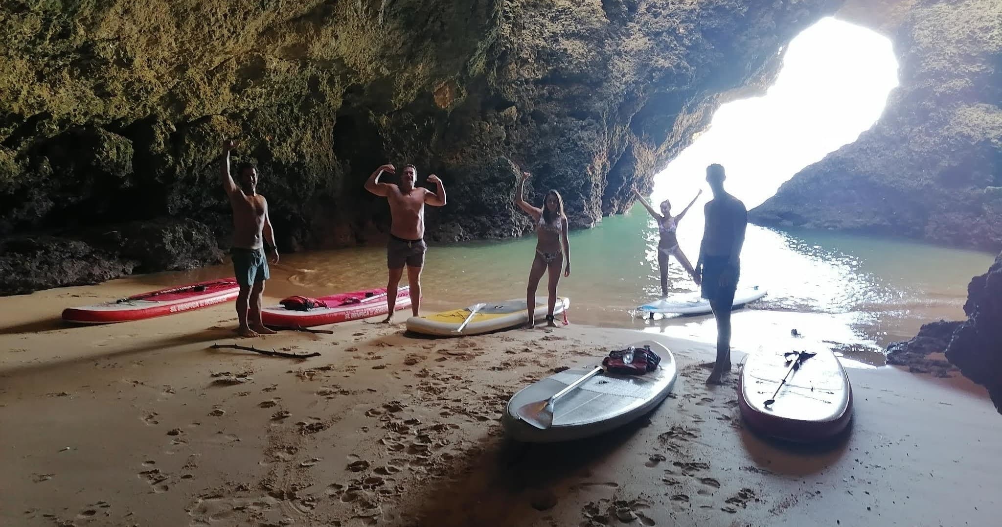 Paddle and Cliff Dive with Portimão Surf Clube in Lagos