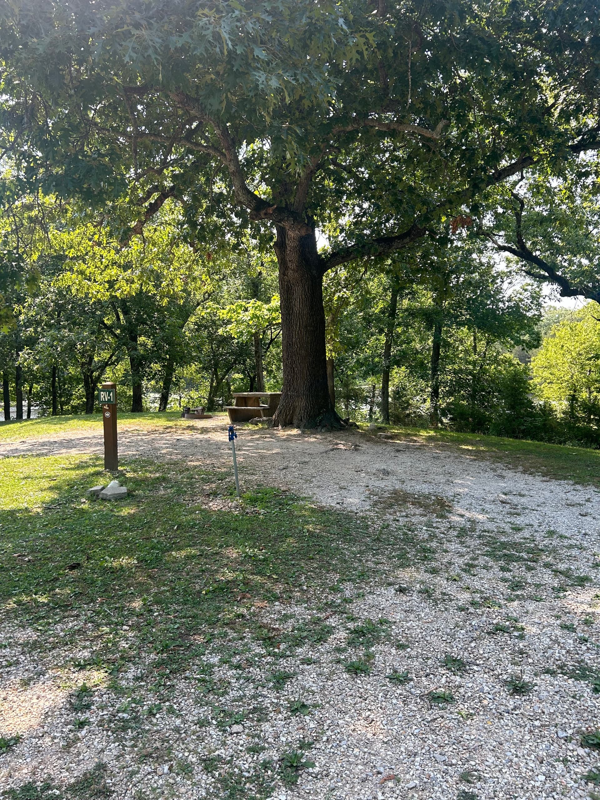 RV Site at Eureka Springs Parks and Recreation in Arkansas