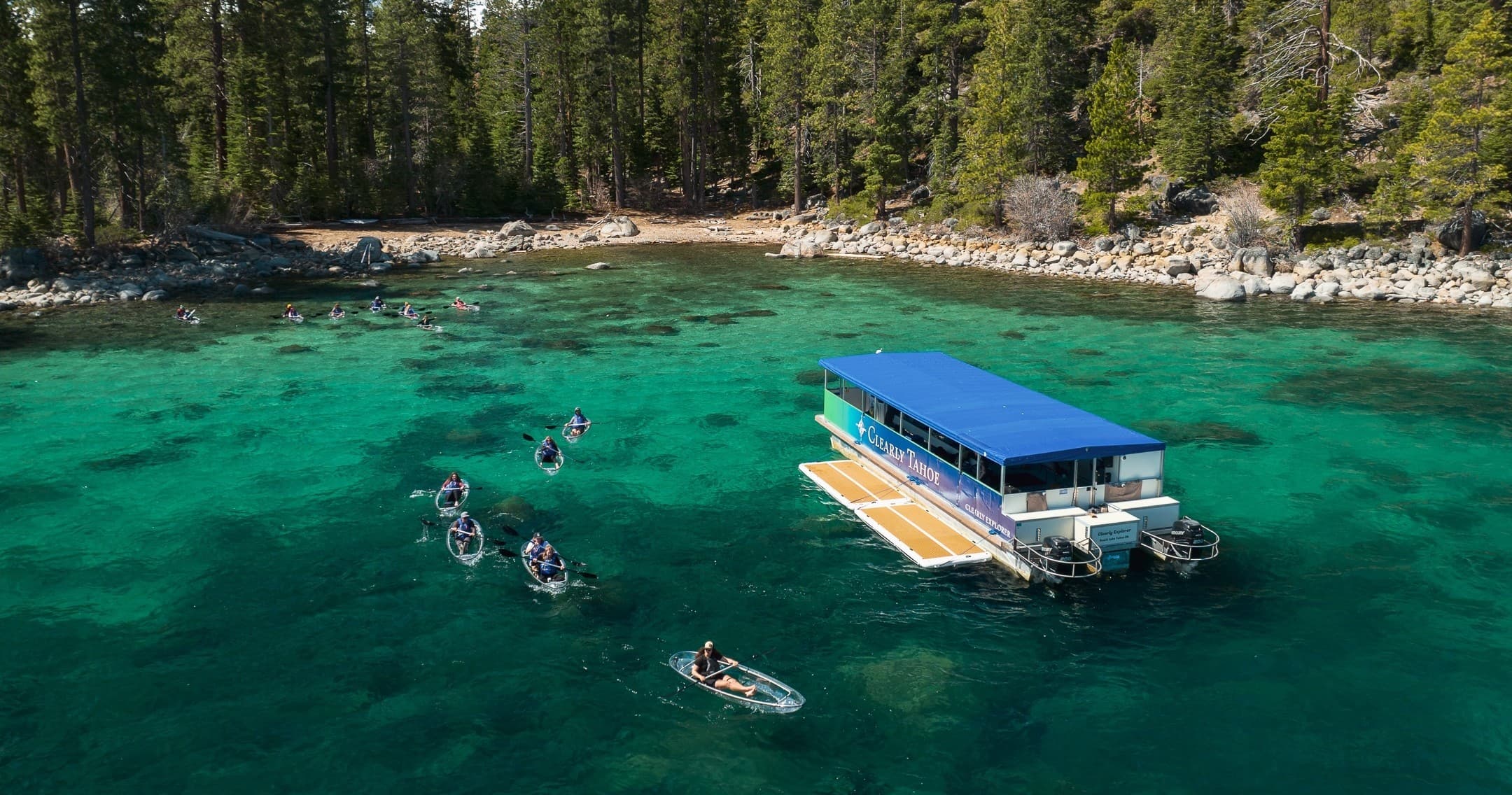 Kayak & Boat Adventures with Clearly Tahoe California in South Lake Tahoe