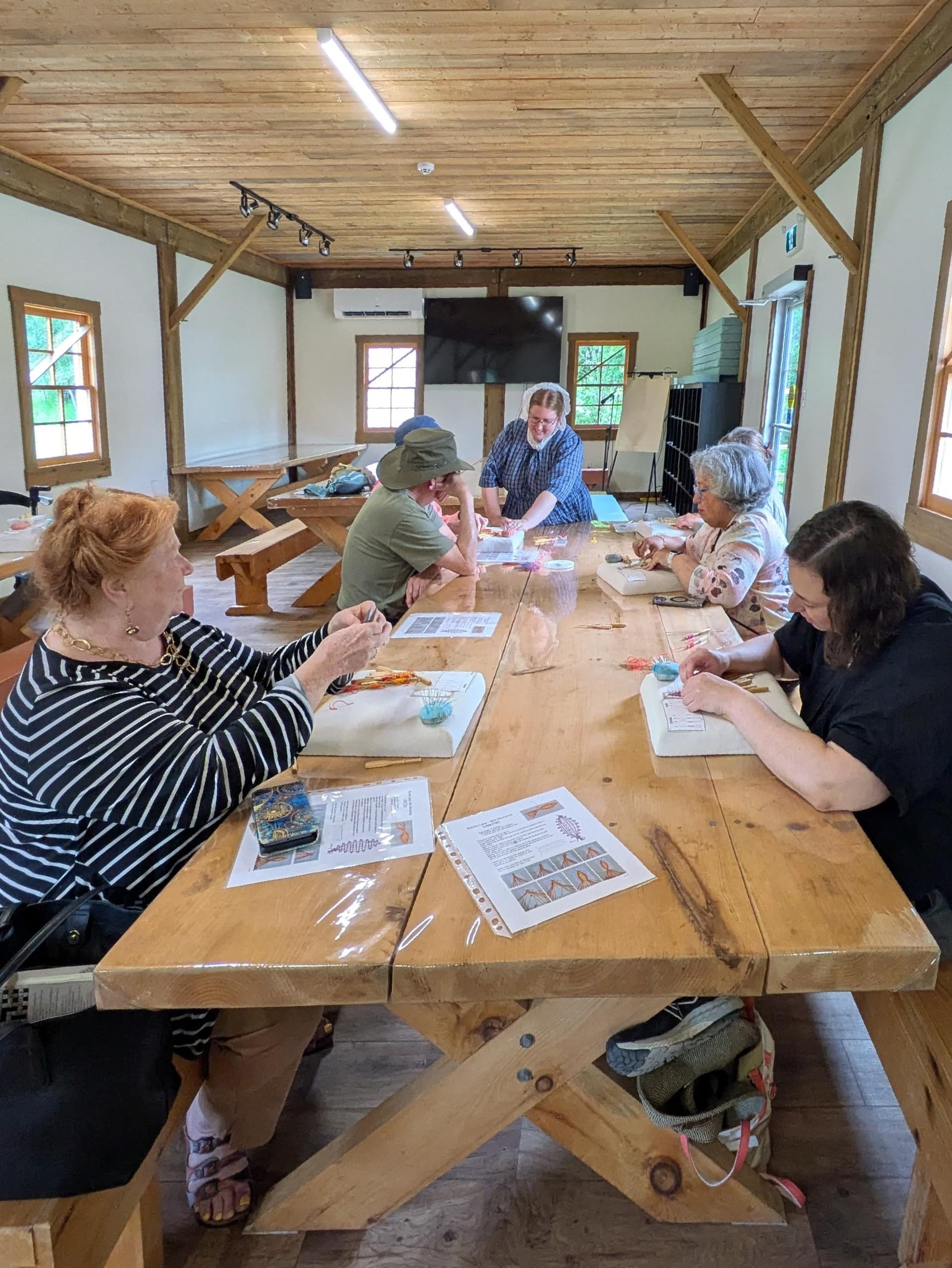 Weaving Time: Bobbin Lace Workshop with Cat Candow at Kings Landing photo 1