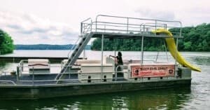 28' Double Decker Pontoon Rental in Murray, Kentucky