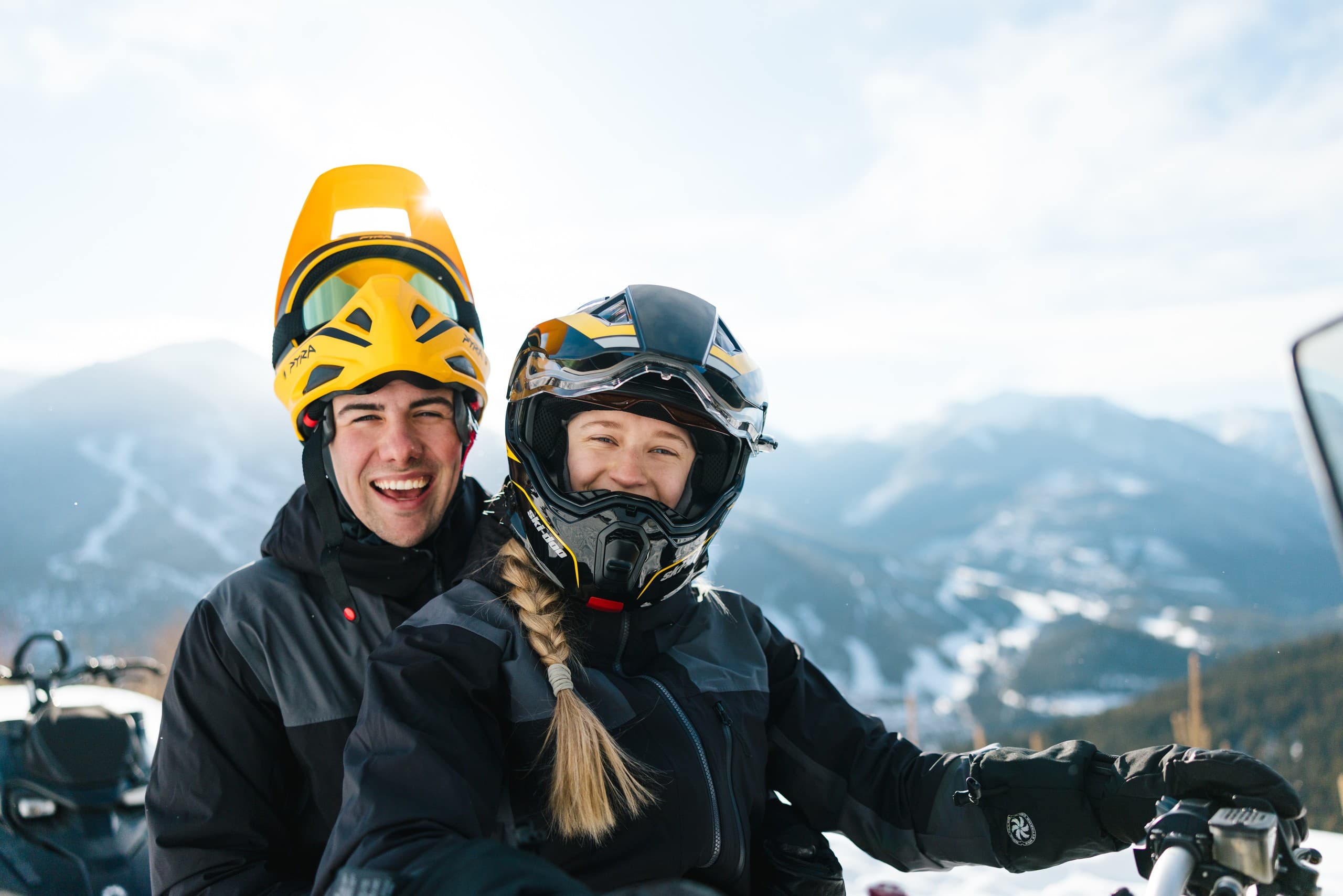 Snowmobile to Marmot Falls: Panorama Mid-Mountain Icefall Tour photo 3