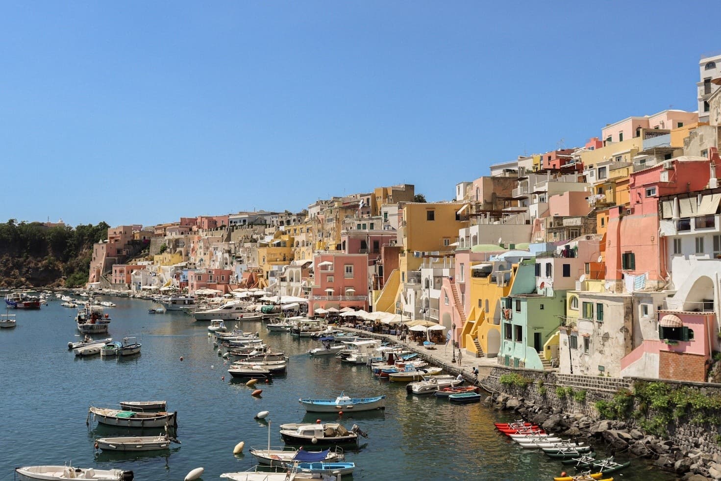 Sail to Procida from Forio: Day Cruise to La Corricella and Castello Aragonese