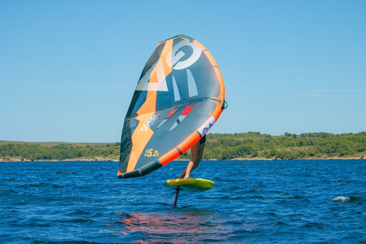 Wing Foiling Adventures with Wind Fornells in Fornells Bay