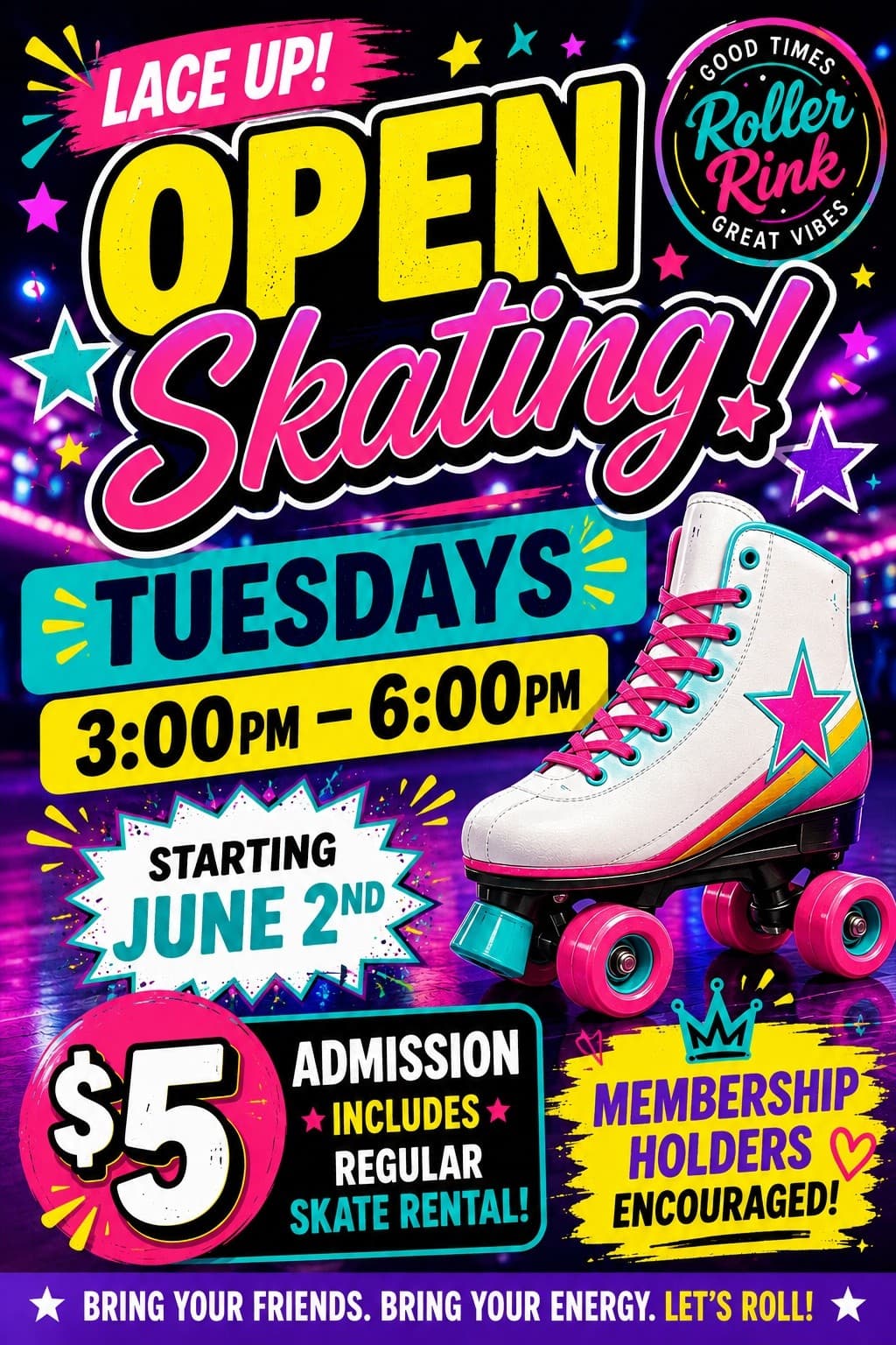 Roll Into Cool: Tuesday Public Skate in Kentwood, Grand Rapids