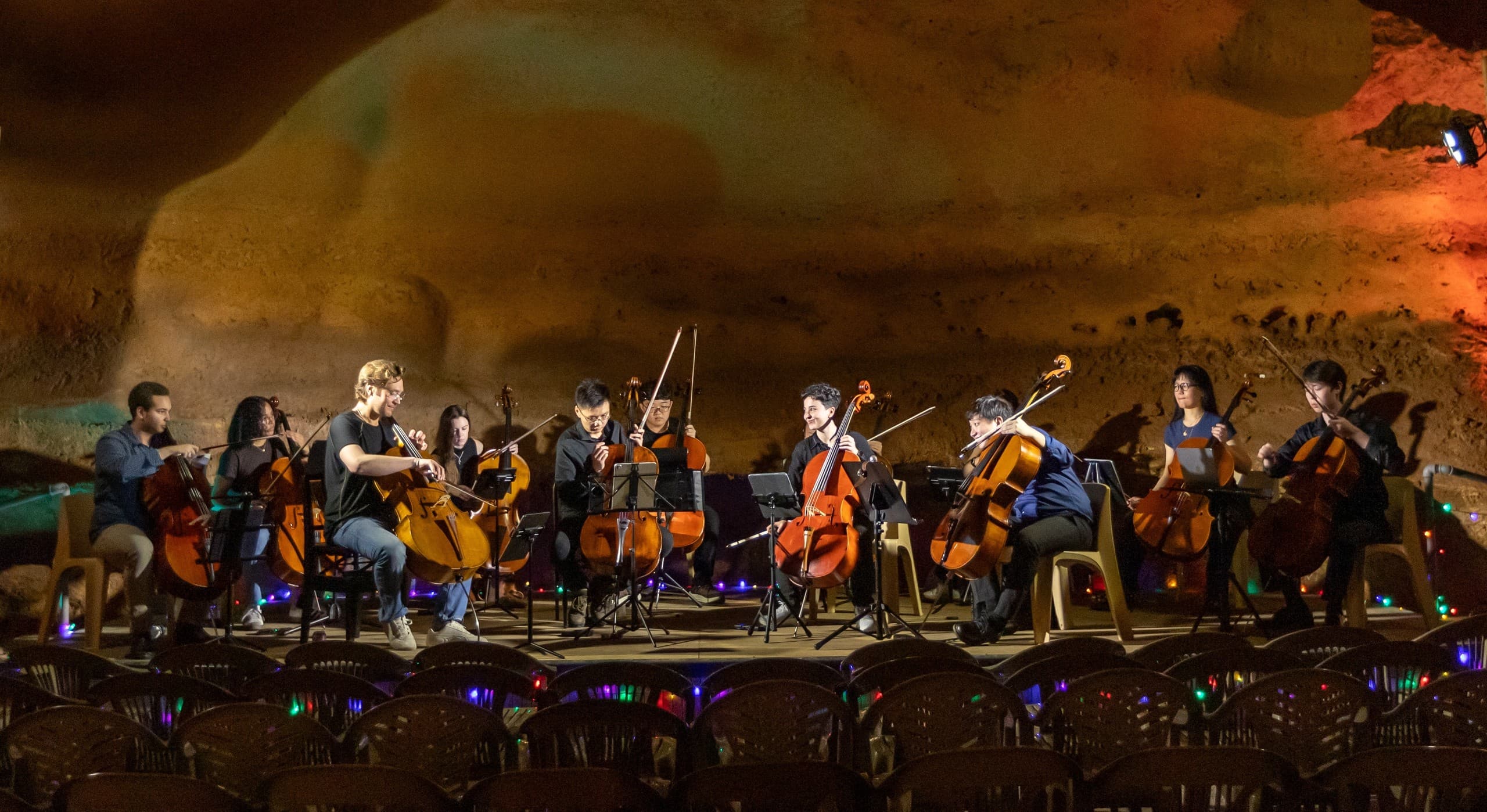 A Nordic Christmas in the Cave Without a Name — Candlelit Cello Choir in Boerne, TX