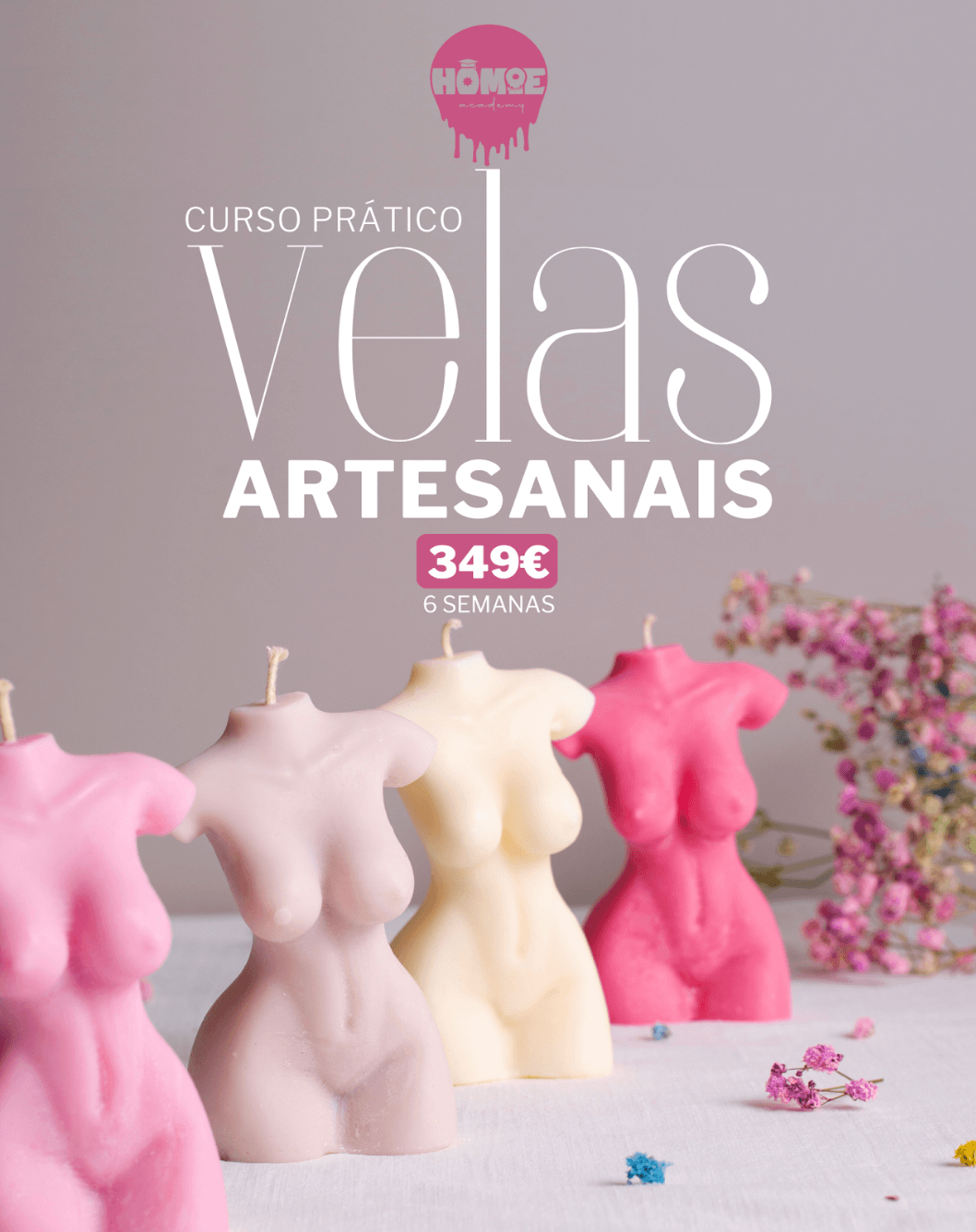 Master the Art of Candle Making in Almada: Curso de Velas Artesanais