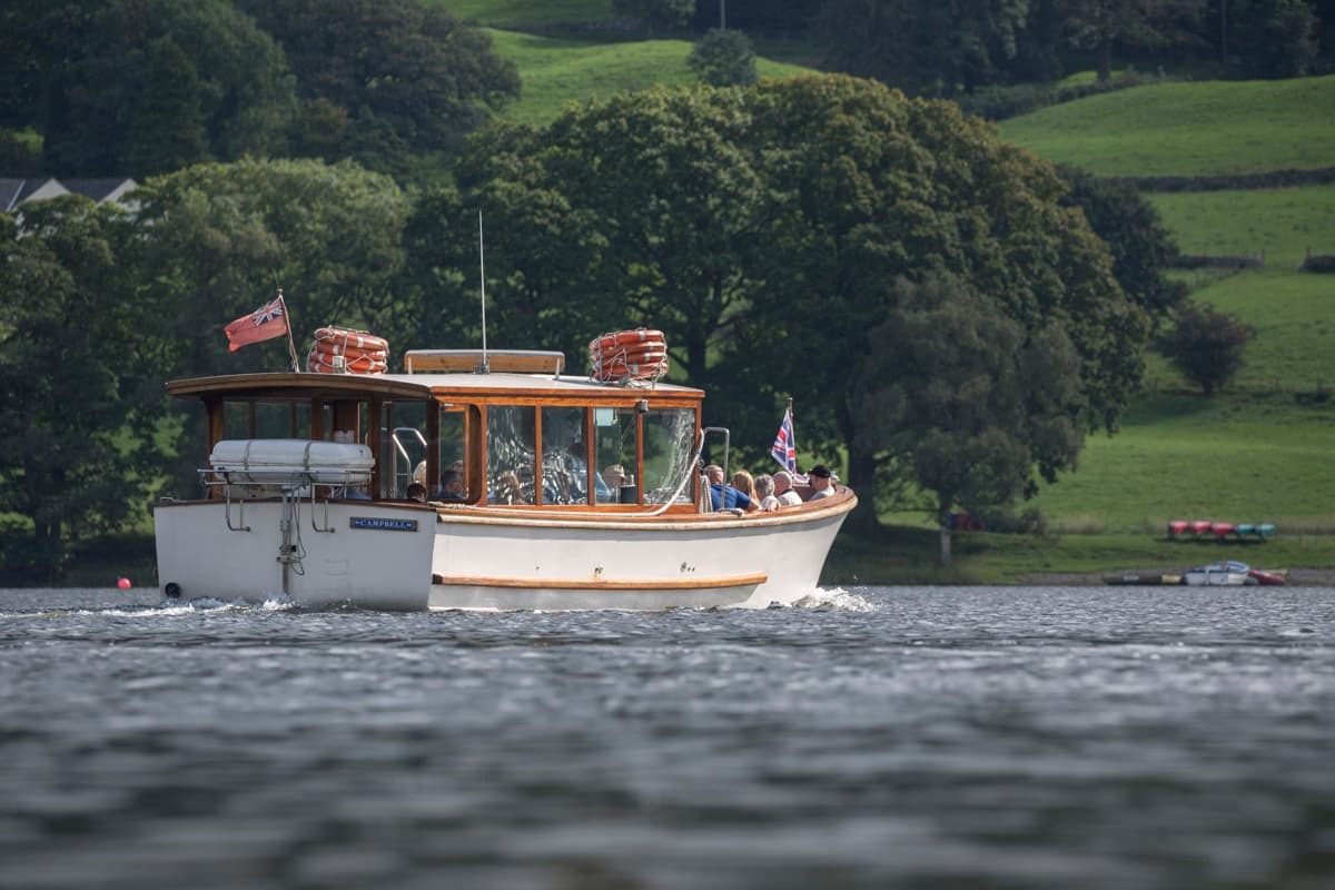 Swallows & Amazons Cruise with Coniston Launch in Cumbria