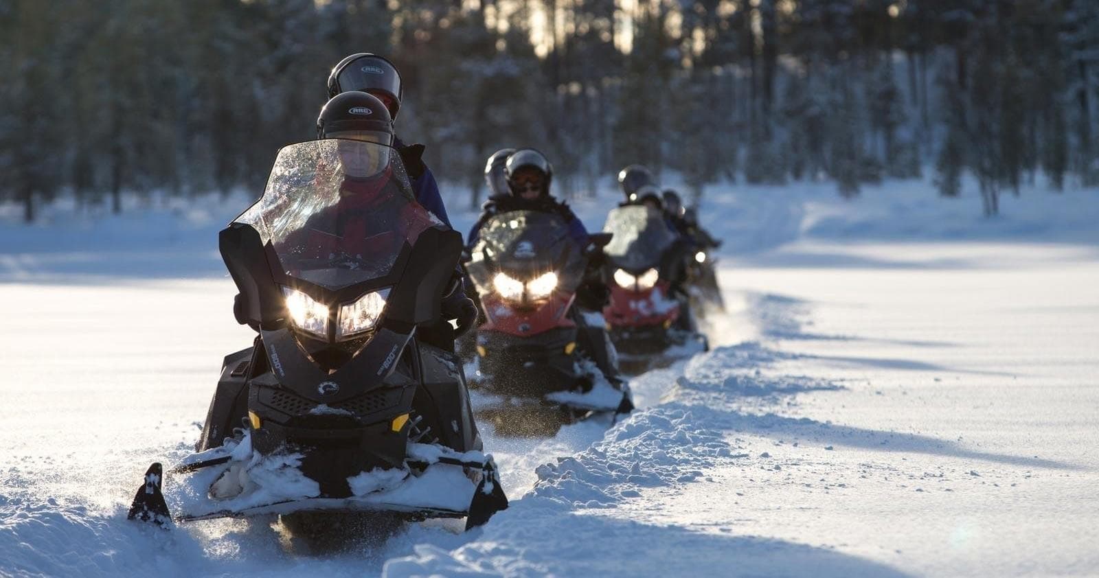 Snowmobile & Ice Fishing Adventure with Northern Lights Village Levi