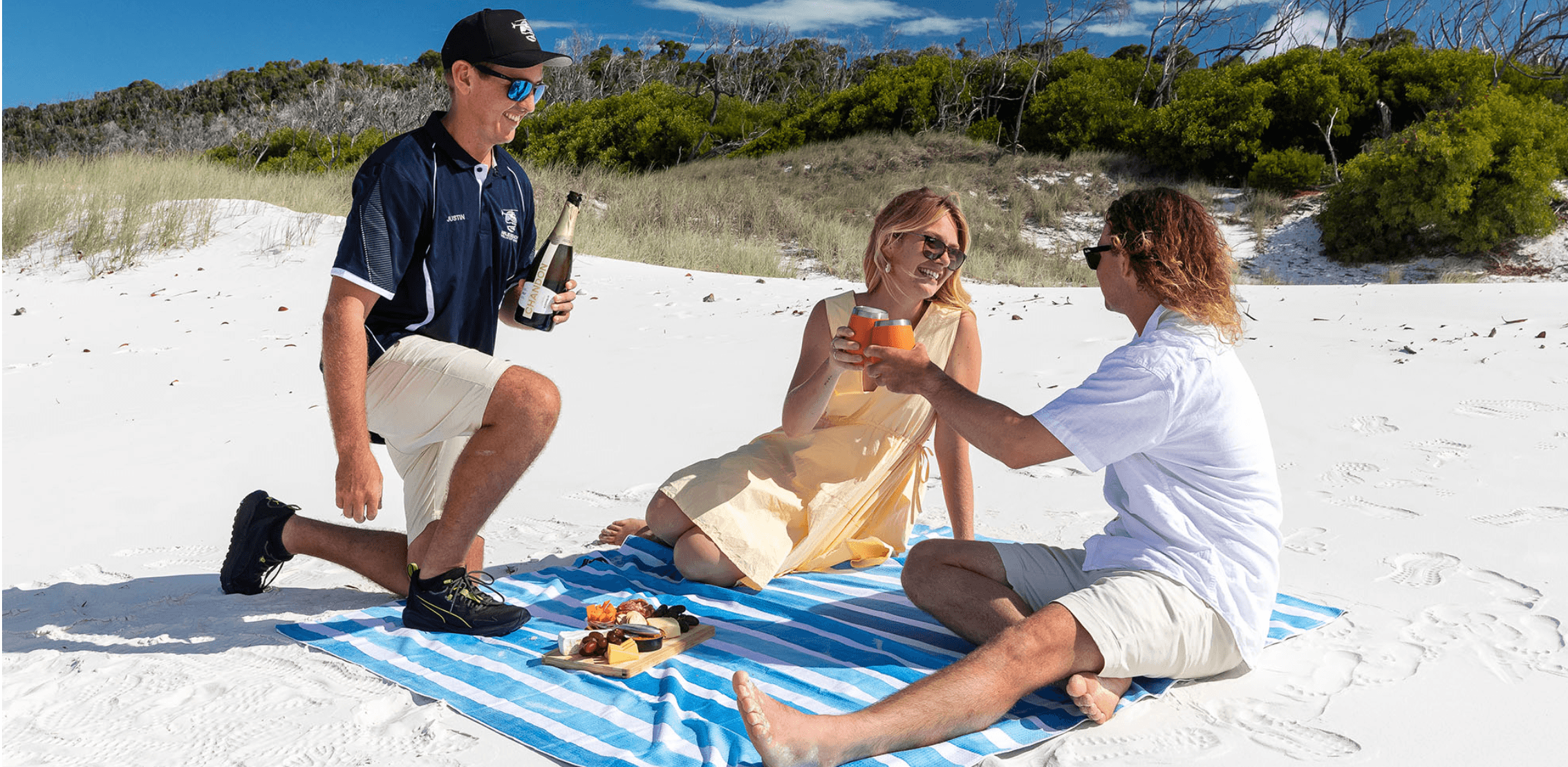 Aerial & Water Relaxation: Whitehaven by Airlie Beach Helicopters