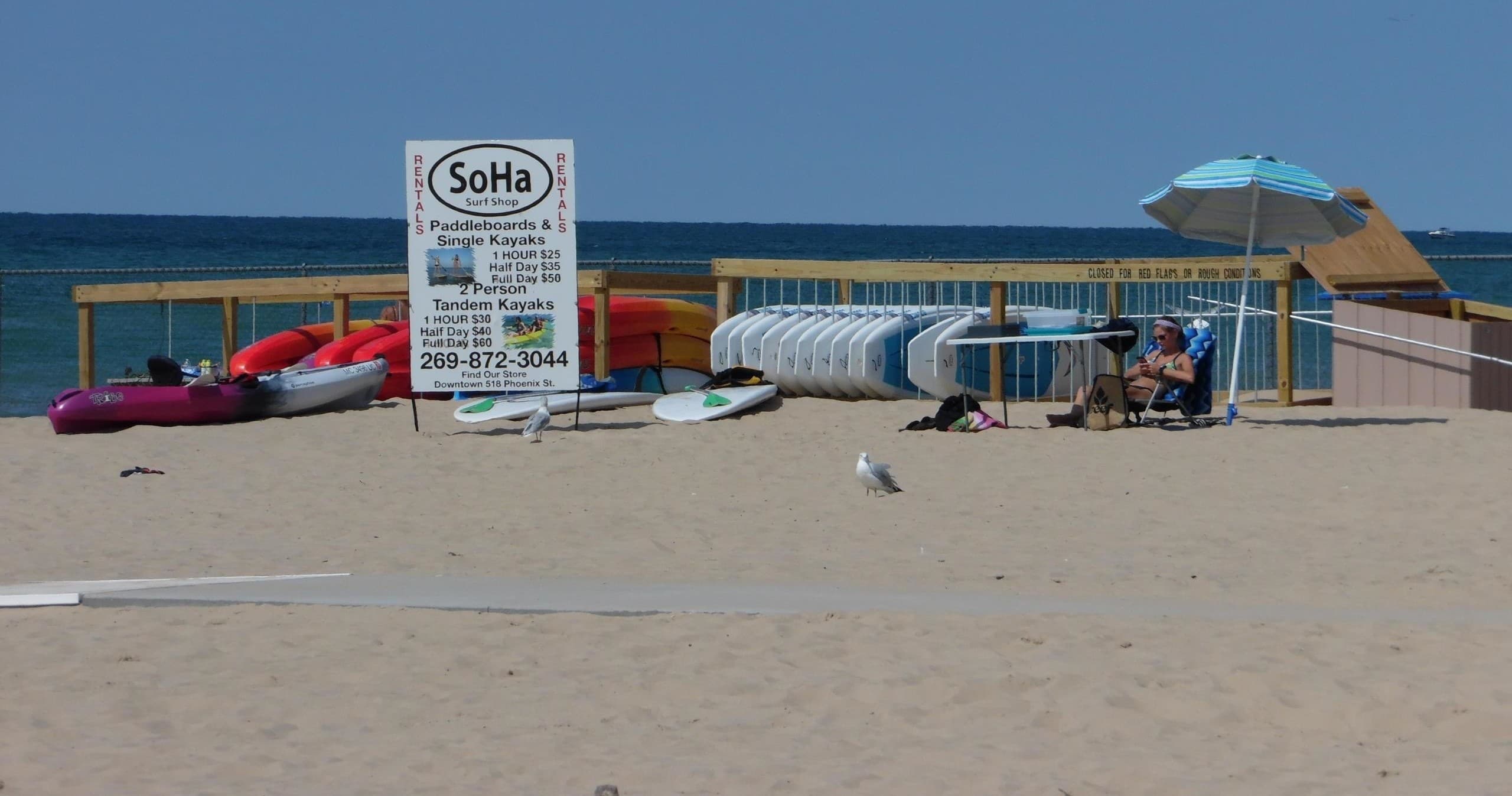 2 Hour Kayak & SUP Rental at North Beach, South Haven