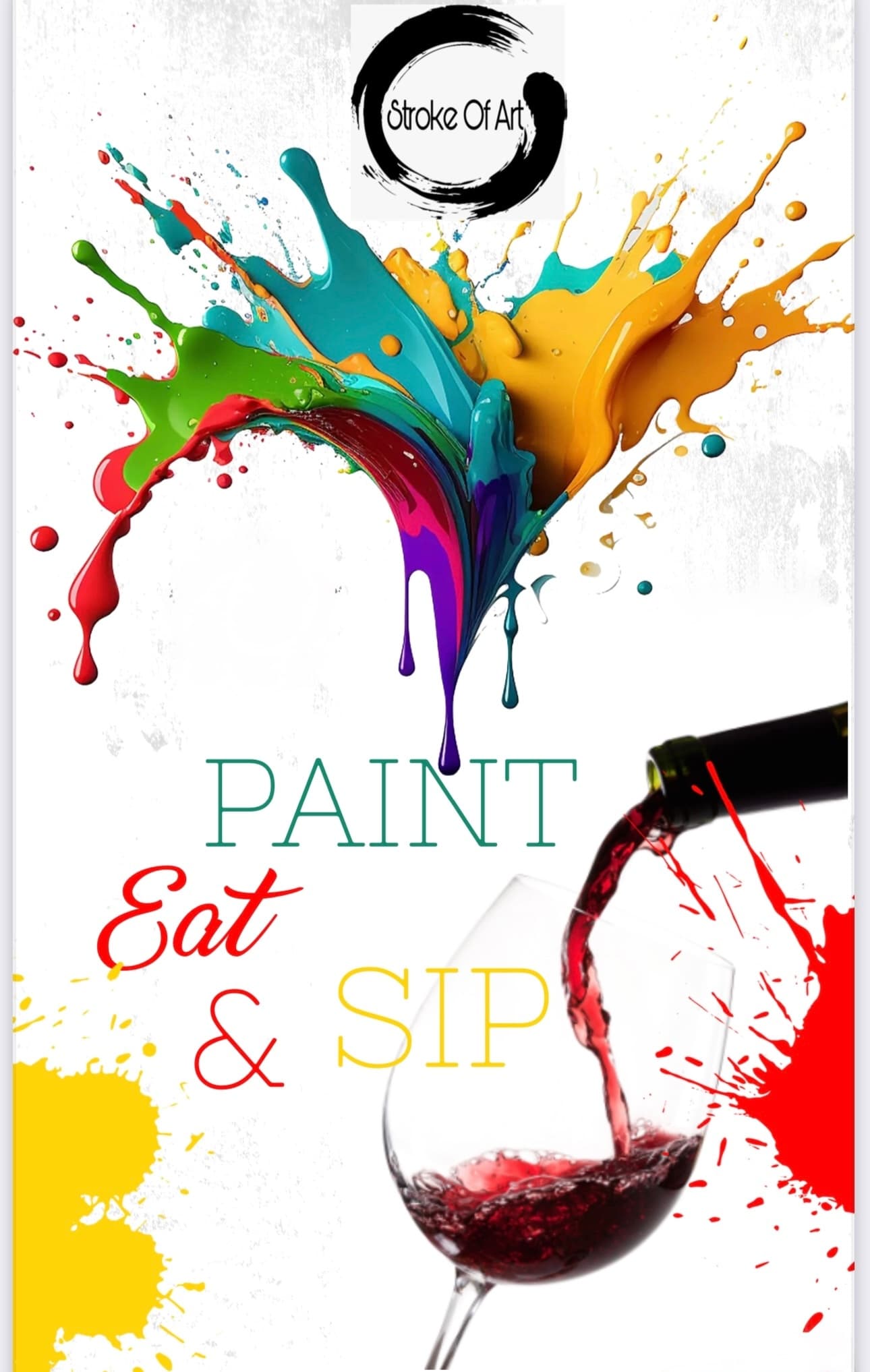 Create Vibrant Abstract Art with Fluid Drip & Sip at Castle Hotel Orlando