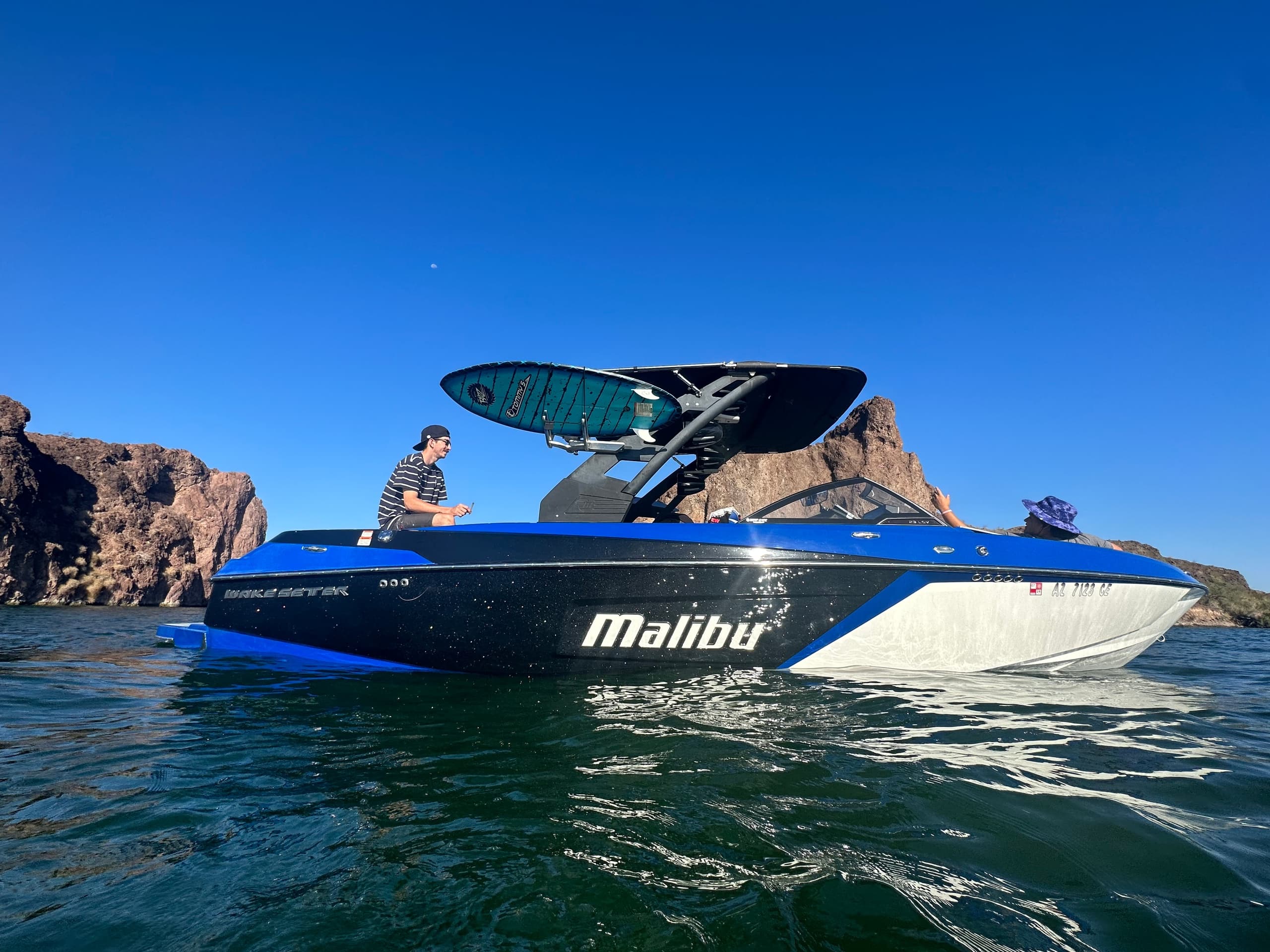 Malibu Boat Rentals on Lake Havasu with Above Water Rentals