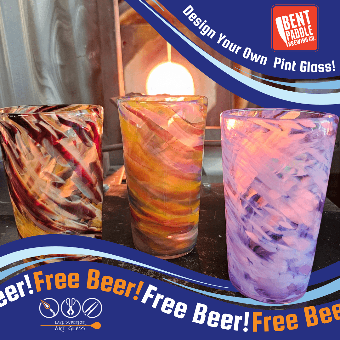Design Your Own Pint Glass with Lake Superior Art Glass
