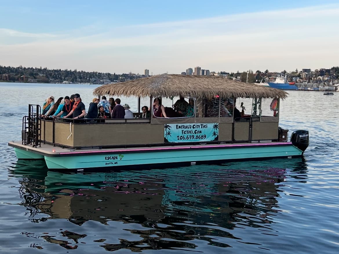 Tiki Boat Party Cruise at Fishermen's Terminal Seattle