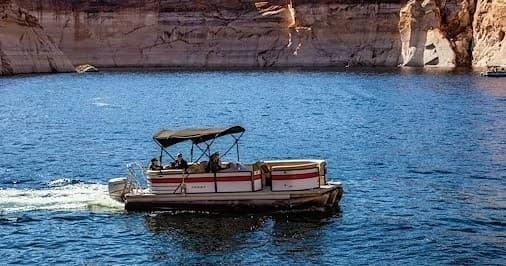 Experience Lake Powell with a 23 Ft Pontoon Rental at Bullfrog Marina